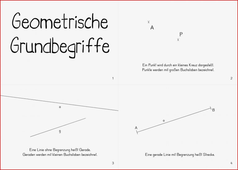 Geometrische Grundbegriffe