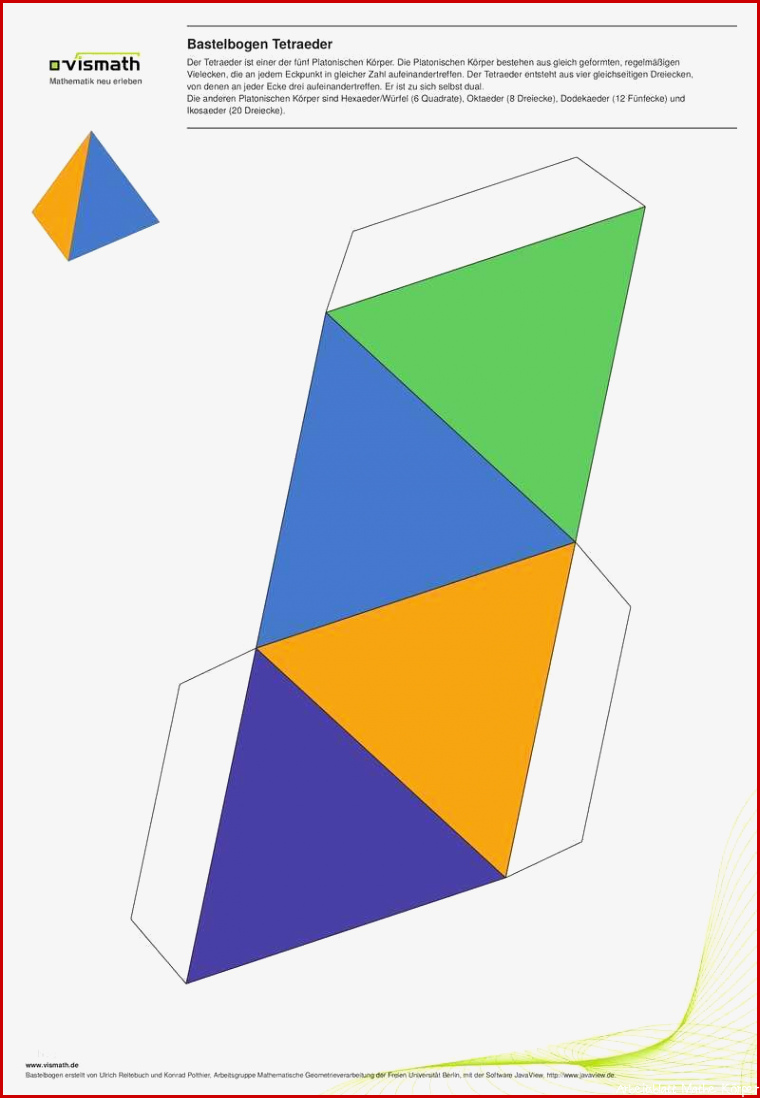 Geometrische Körper Basteln Vorlagen Wunderbar Set