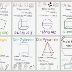 Geometrische Körper Merkheft Zum Falten Körper Zuordnen