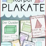 Geometrische Körper Plakate Zum Ausfüllen