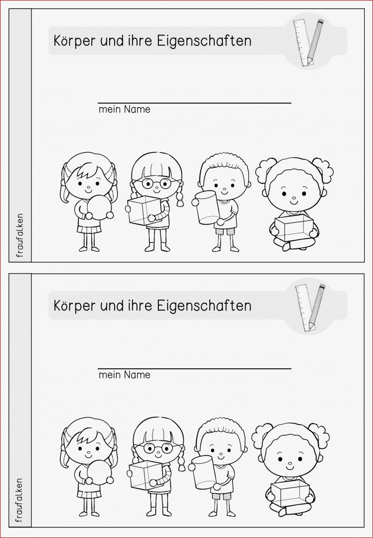 Geometrische Körper Und Ihre Eigenschaften Miniheft