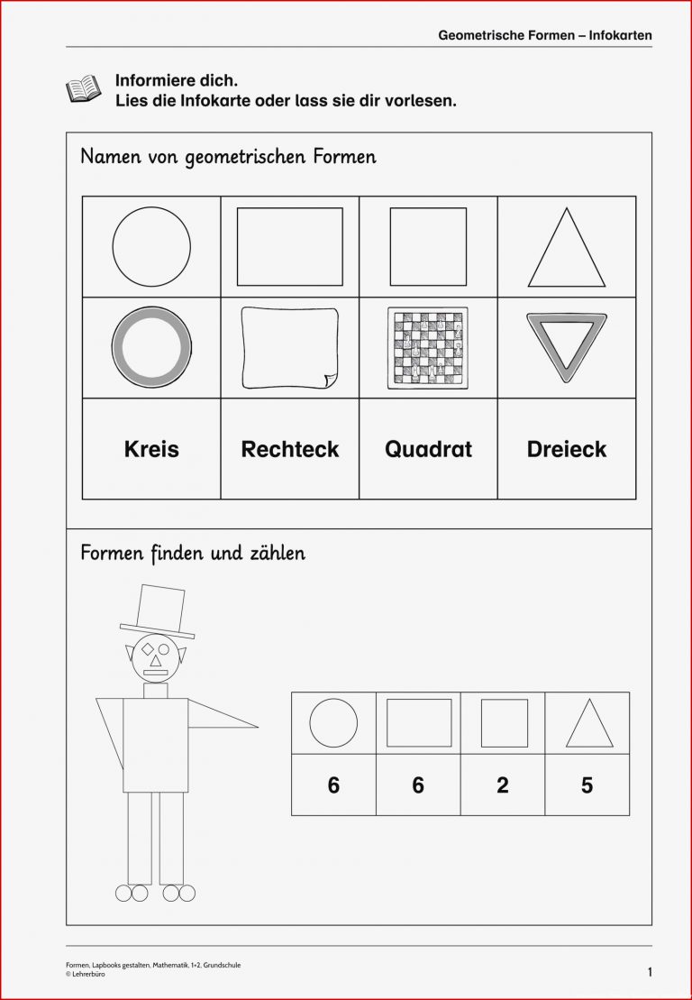 Geometrische Muster Grundschule Arbeitsblatter