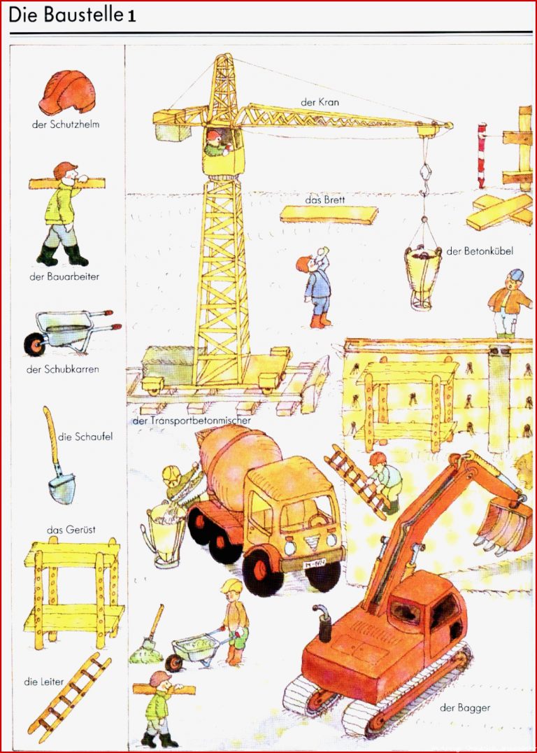 German For Beginners construction site