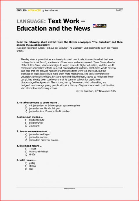 Gerund Englisch übungen Klasse 8 Arbeitsblätter Worksheets