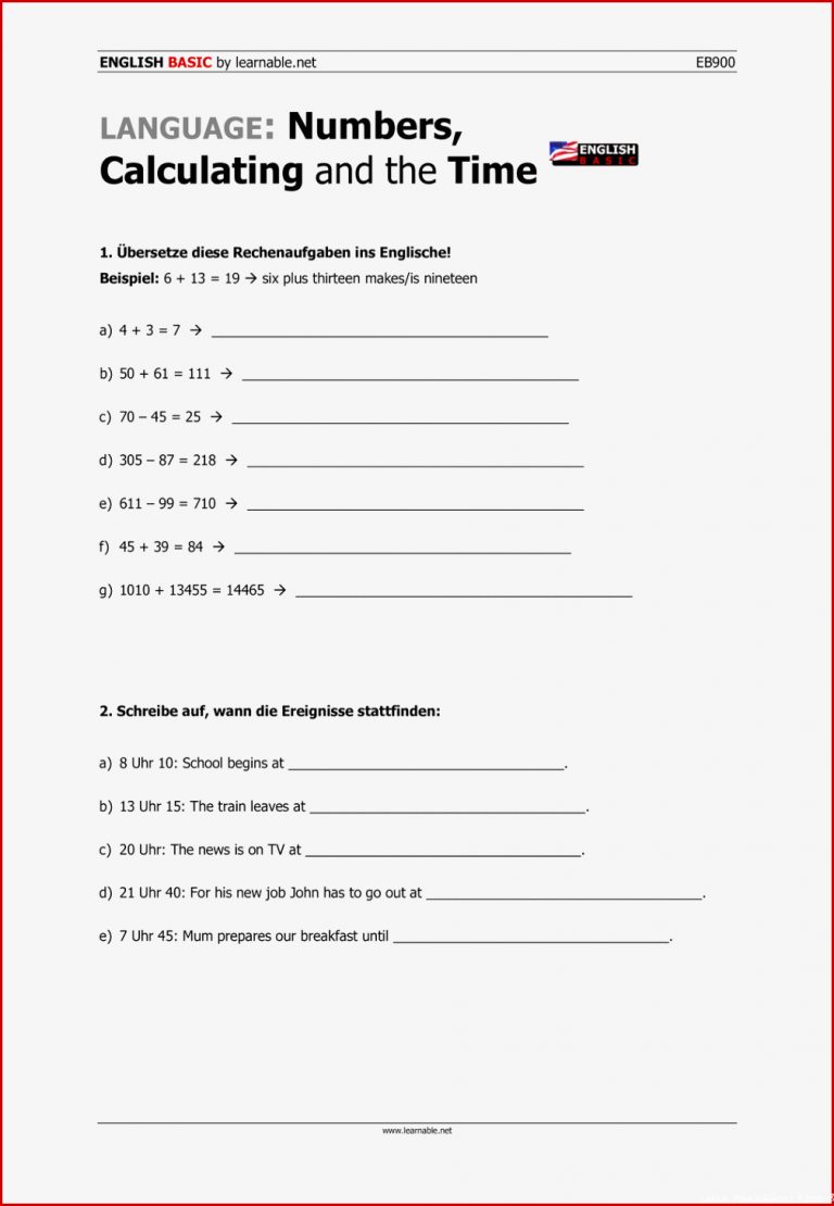 Gerund Englisch übungen Klasse 8 Arbeitsblätter Worksheets