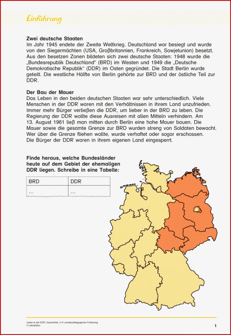 Geschichte · Arbeitsblätter · Sonderpädagogik · Lehrerbüro