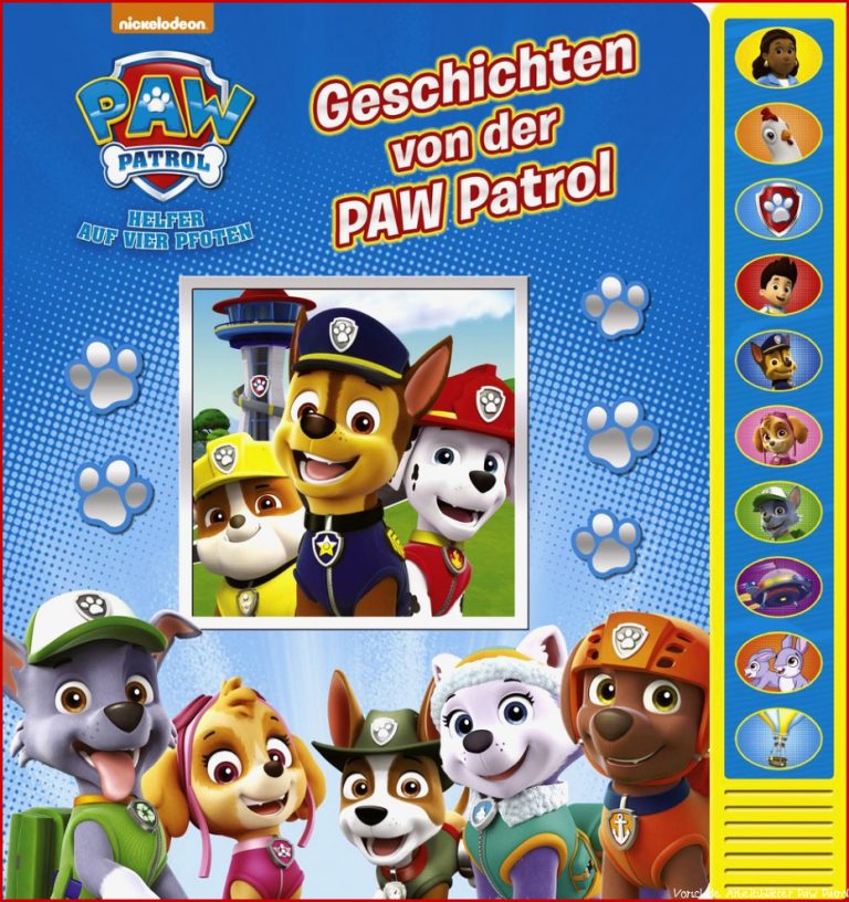 Geschichten Von Der Paw Patrol Vorlese Pappbilderbuch