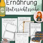 Gesunde Ernährung Unterrichtsreihe Arbeitsblätter Texte