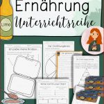 Gesunde Ernährung Unterrichtsreihe Arbeitsblätter Zu Den