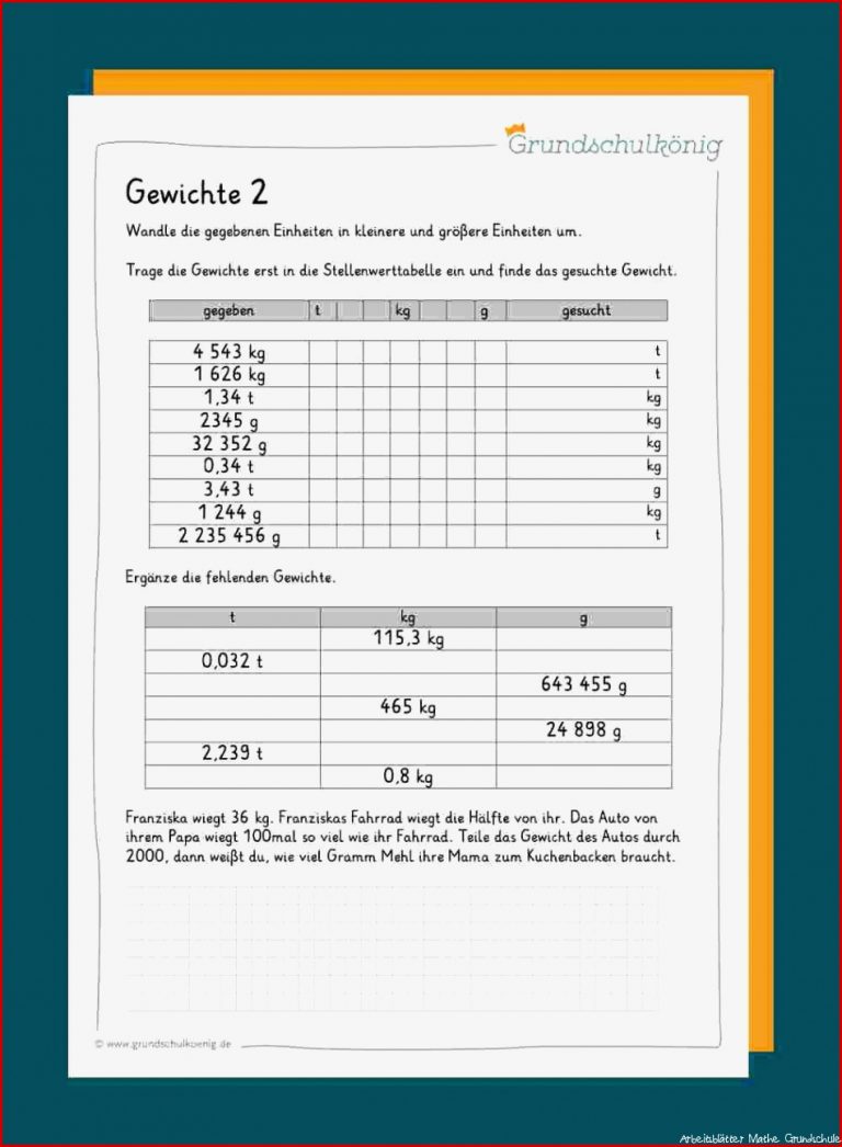 Gewichte