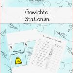 Gewichte Stationen – Unterrichtsmaterial Im Fach