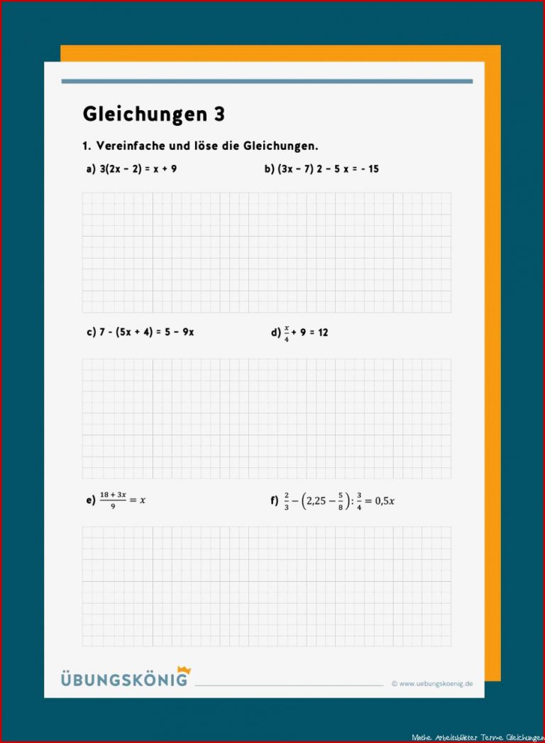 Gleichungen lösen Äquivalenzumformung