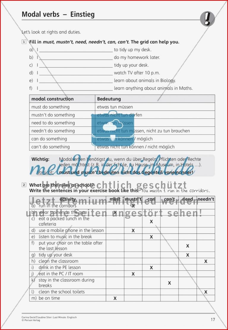 Grammar - Teil 1 - meinUnterricht