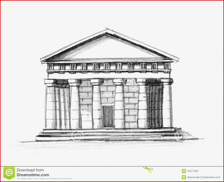 Griechischer Tempel Lizenzfreie Stockbilder Bild