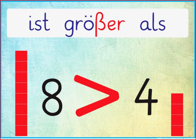 Größer Als – Kleiner Als – Gleich – Zaubereinmaleins Shop