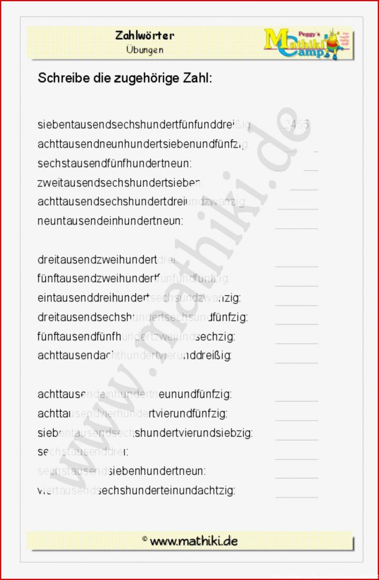 Große Zahlen Lesen Und Schreiben Arbeitsblatt 4 Klasse Kostenlos Herunterladen Große Zahlen Lesen Und Schreiben Arbeitsblatt 4 Klasse