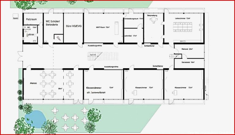 Grundriss Klassenzimmer Grundschule