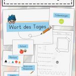 Grundschule 1 Klasse Deutsch Sachunterricht Wort Des