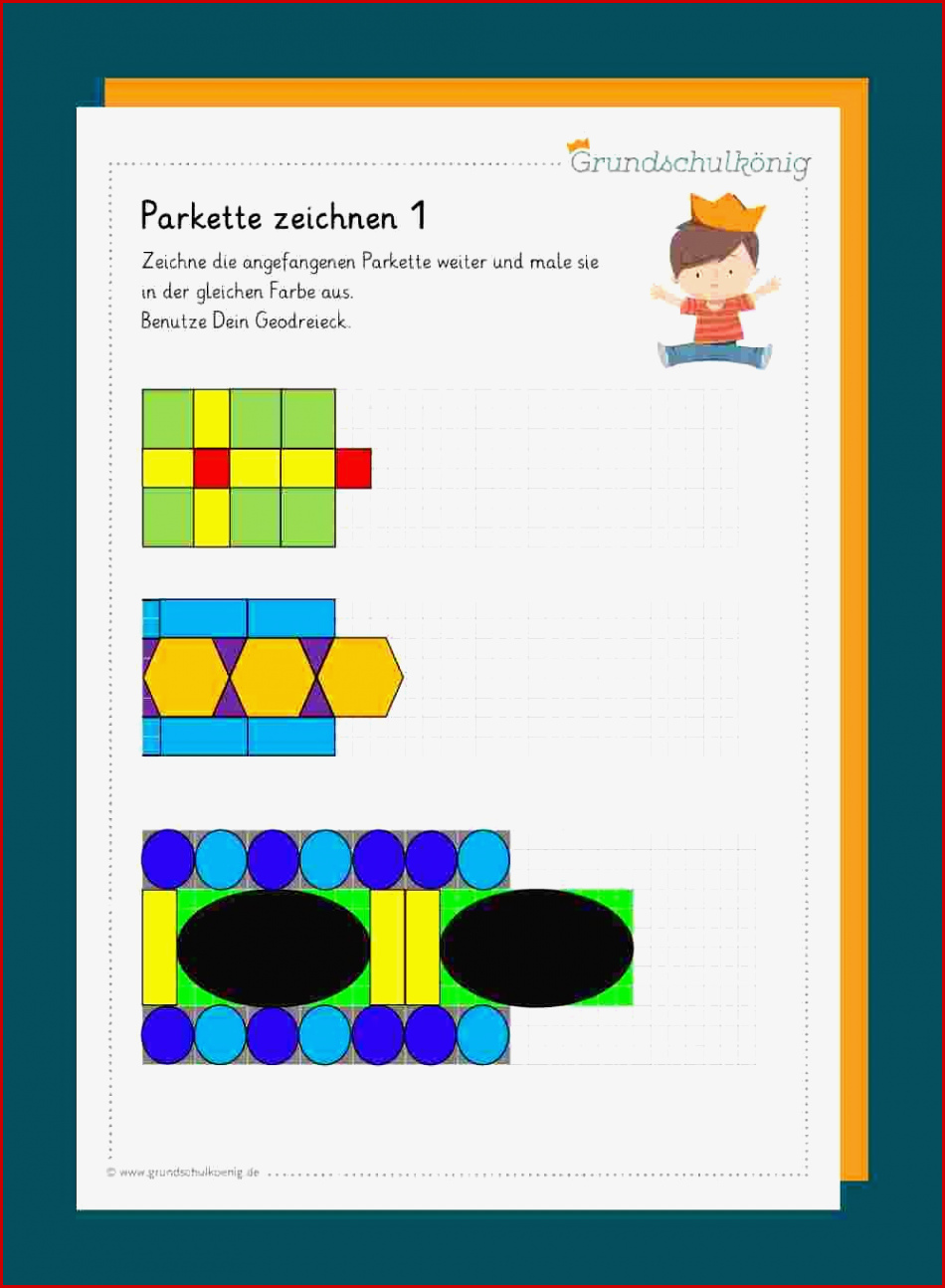 Grundschule Arbeitsblätter Parkettierung Grundschule