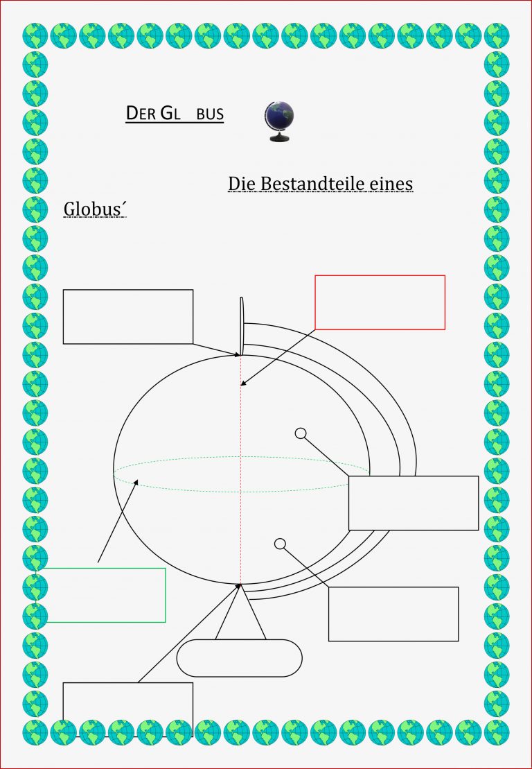 Grundschule Arbeitsblatt Kontinente Und Ozeane Beschriften