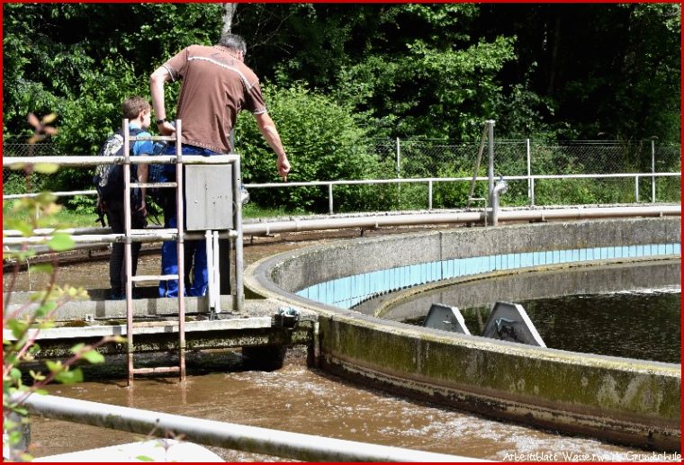 Grundschule Beuren Besuch Wasserwerk Kläranlage 2018