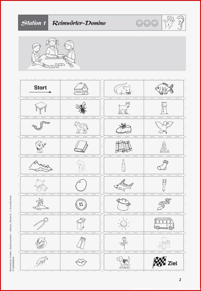 Grundschule Deutsch Arbeitsblätter Arbeitsblatt Vorschule