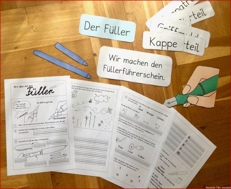 Grundschule Füller Führerschein Arbeitsblätter Worksheets