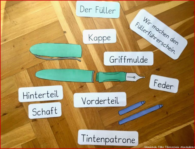 Grundschule Füller Führerschein Arbeitsblätter Worksheets