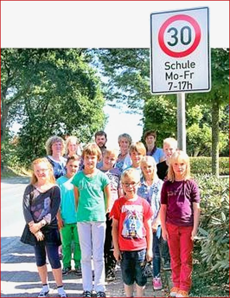 Grundschule Hahn Lehmden Sicherer Schulweg dank Tempo 30