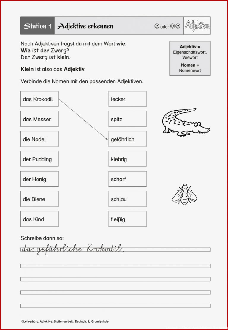 Grundschule Unterrichtsmaterial Deutsch Grammatik