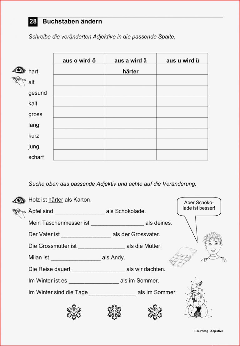 Grundschule Unterrichtsmaterial Deutsch Grammatik