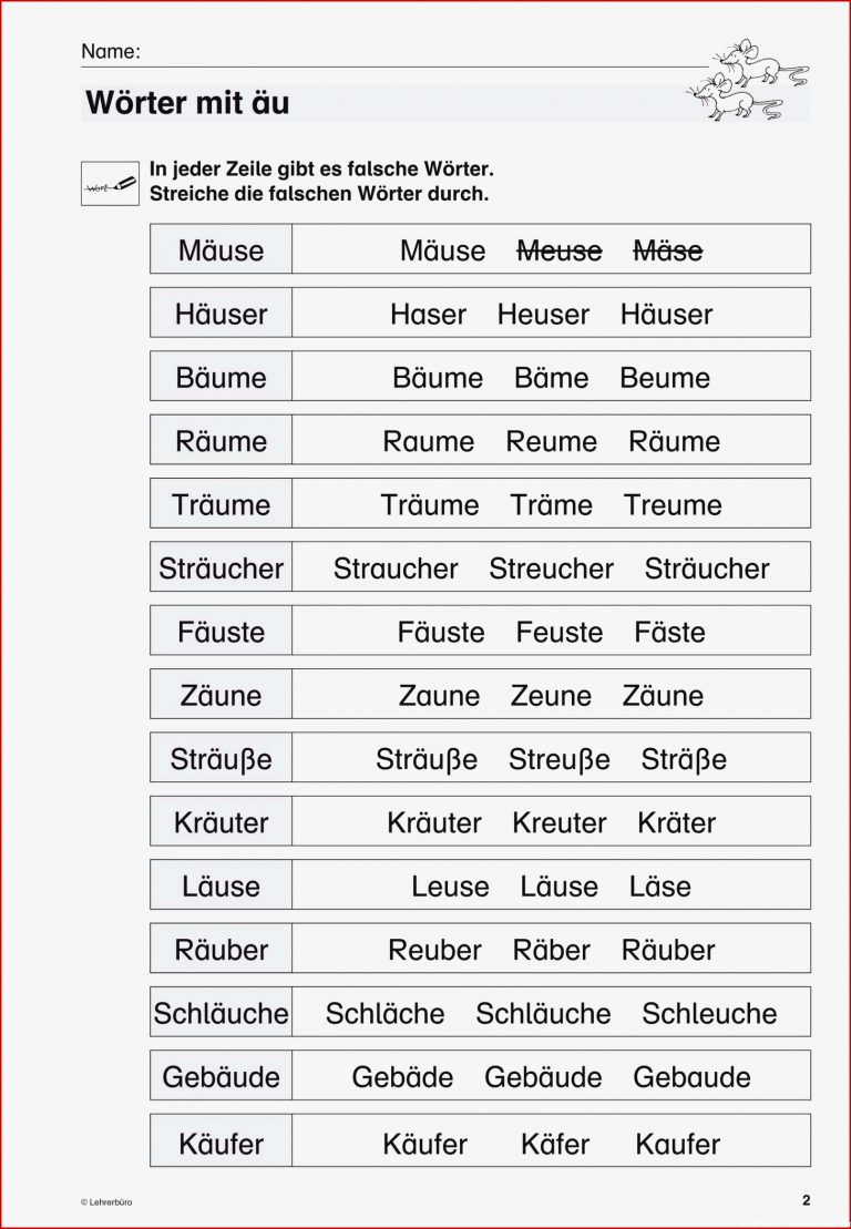 Grundschule Unterrichtsmaterial Deutsch Inklusion Wörter