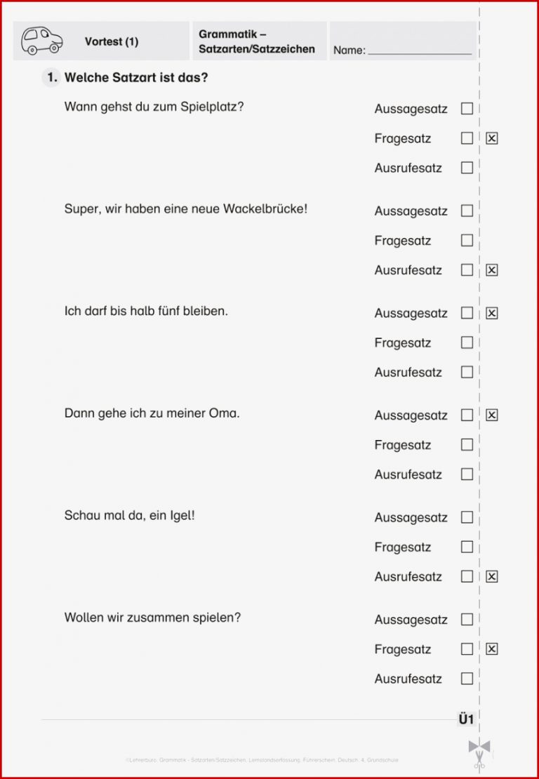 Grundschule Unterrichtsmaterial Deutsch Lernstand messen