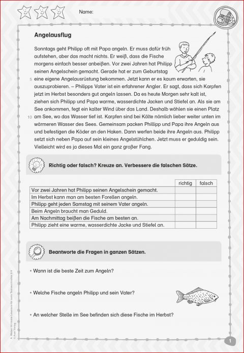 Grundschule Unterrichtsmaterial Deutsch Leseförderung 5