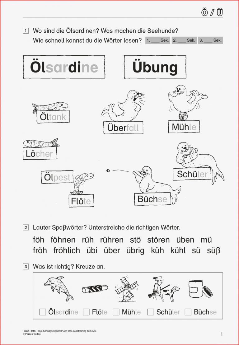 Grundschule Unterrichtsmaterial Deutsch Lesen Lernen