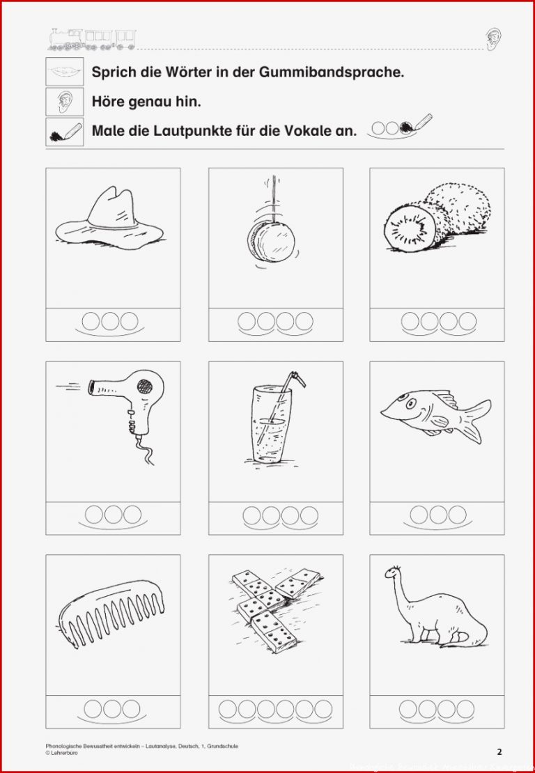 Grundschule Unterrichtsmaterial Deutsch Phonologische