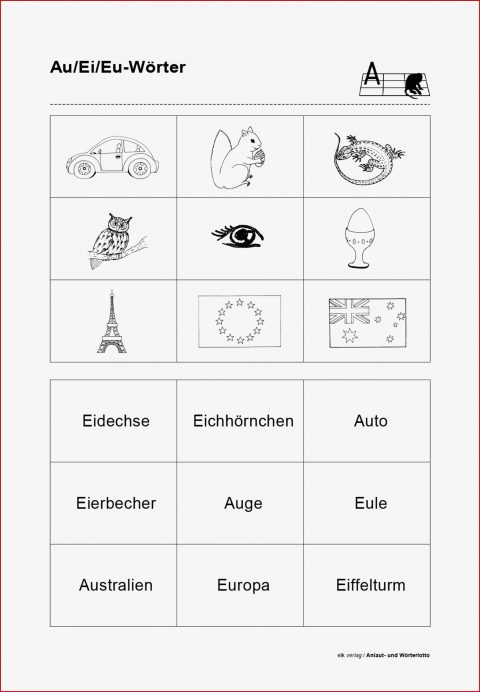 Wörter mit "e" – Lustige Ausmalbilder für die Grundschule!