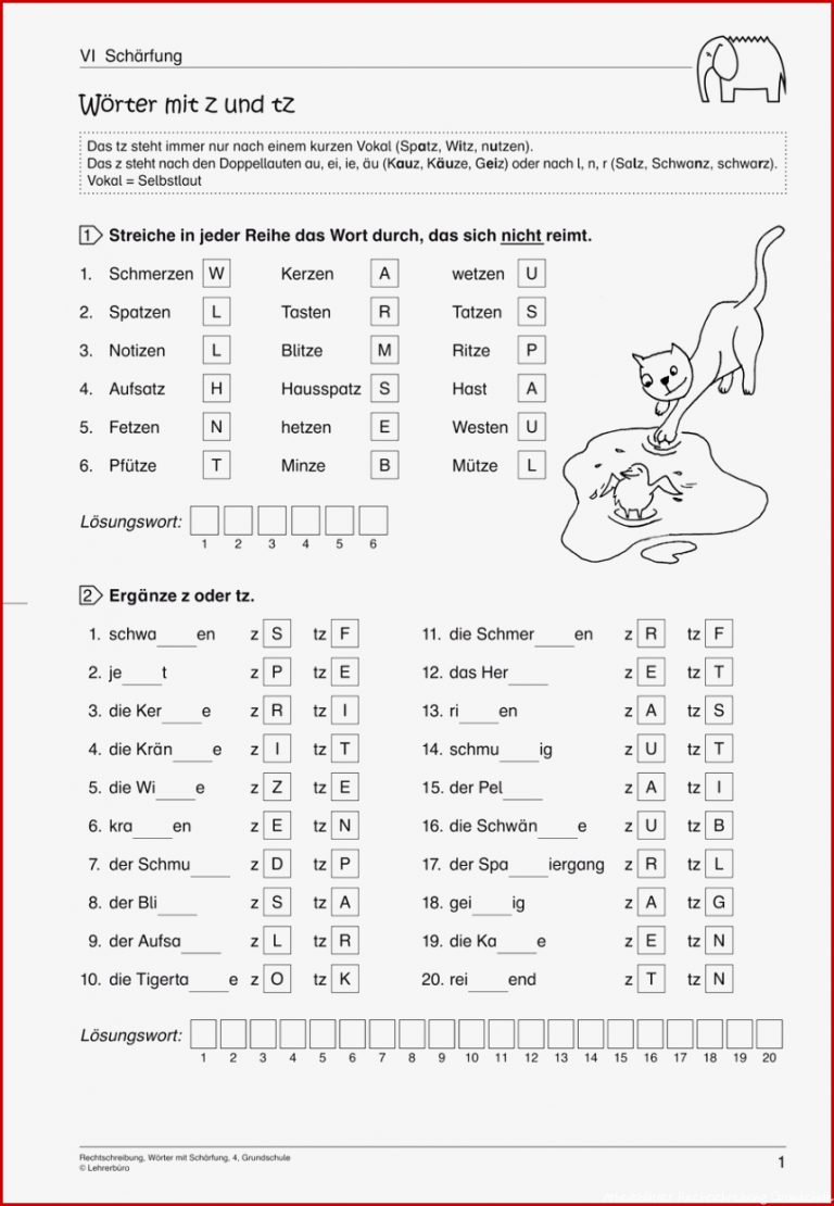 Grundschule Unterrichtsmaterial Deutsch Rechtschreibung