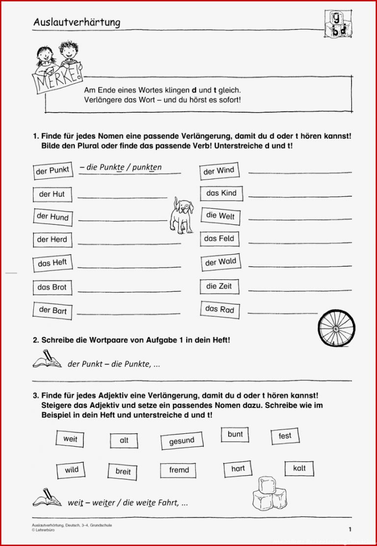 Grundschule Unterrichtsmaterial Deutsch Rechtschreibung