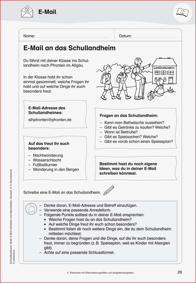 Grundschule Unterrichtsmaterial Deutsch Schreiben