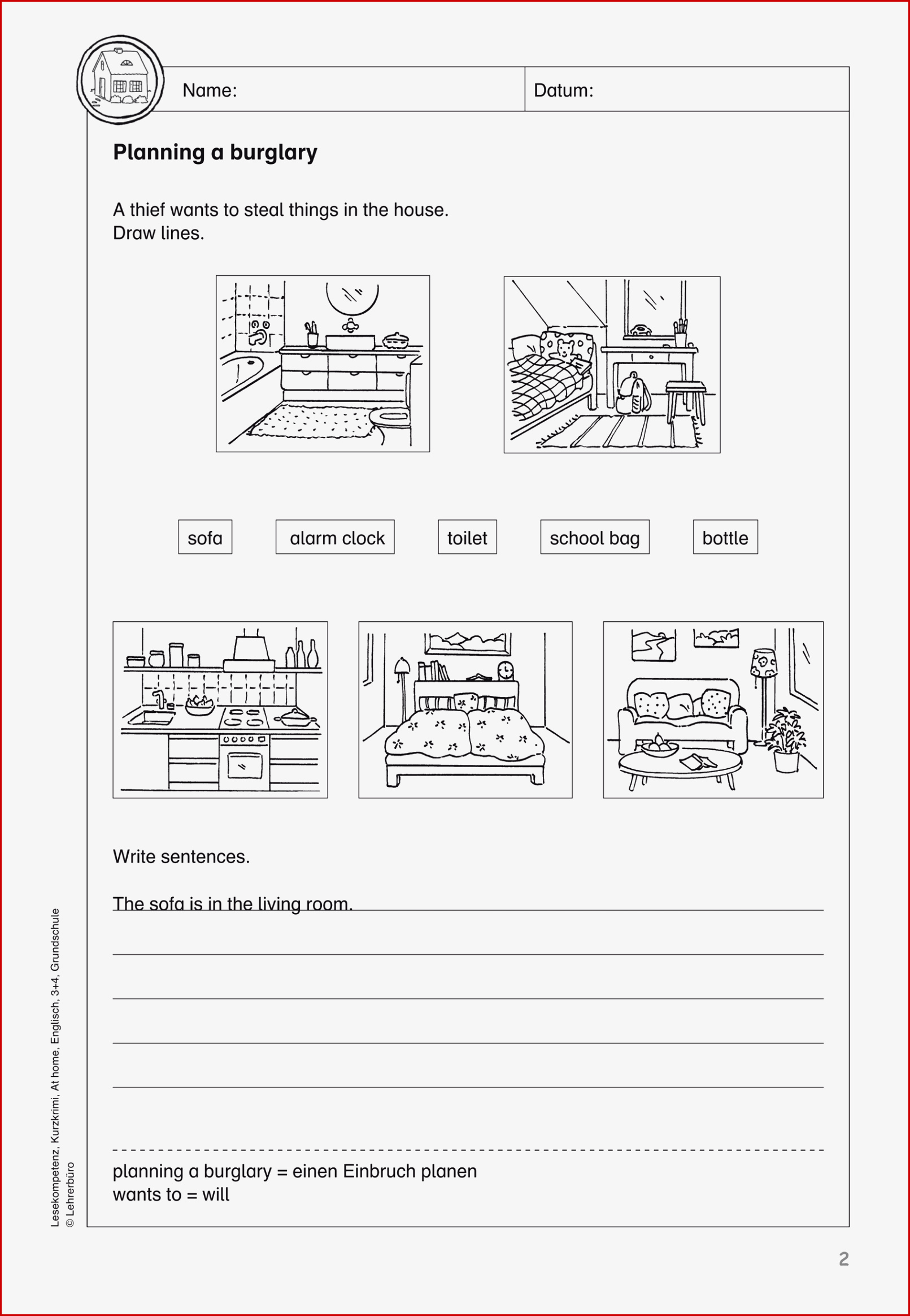 Grundschule Unterrichtsmaterial Englisch Leseförderung