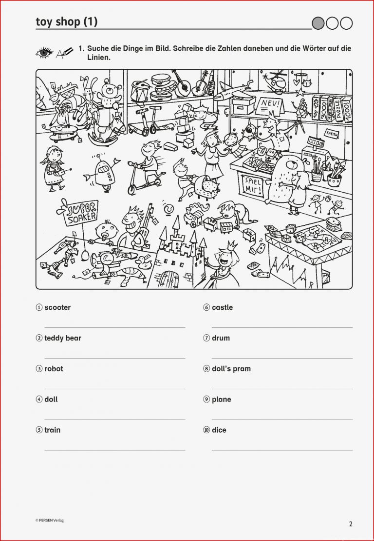 Grundschule Unterrichtsmaterial Englisch Wortschatz toy