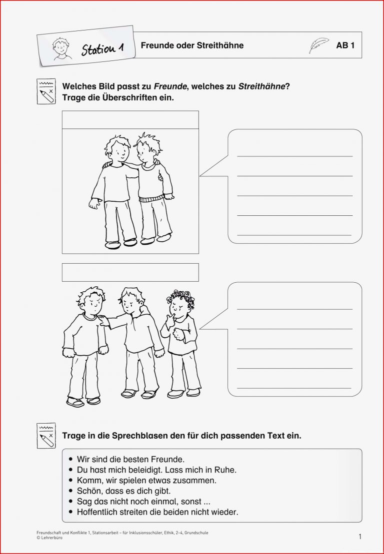 Grundschule Unterrichtsmaterial Ethik Inklusion