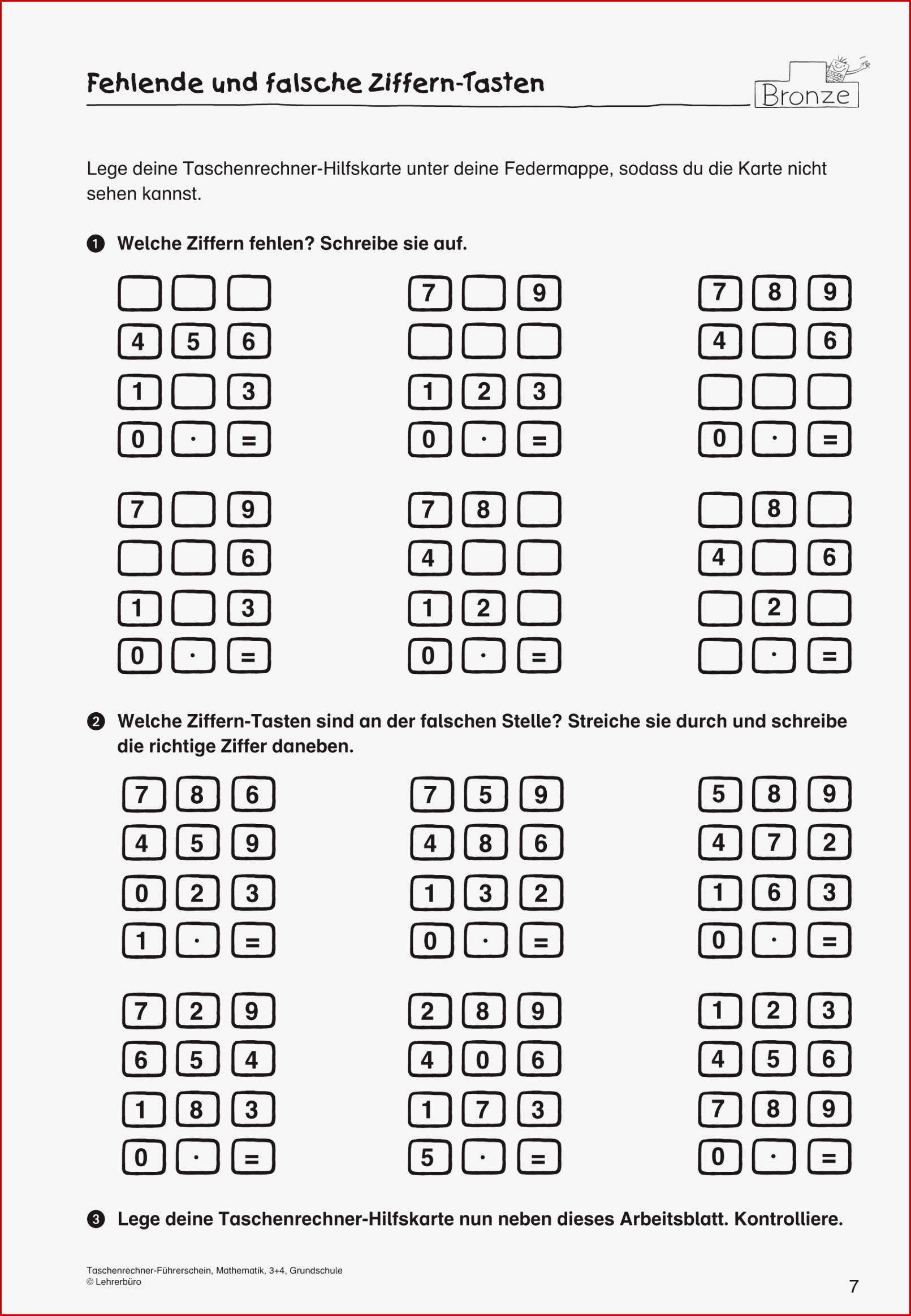 Grundschule Unterrichtsmaterial Mathematik