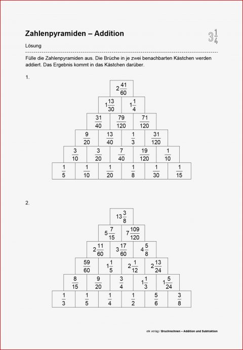 Grundschule Unterrichtsmaterial Mathematik Bruchrechnen