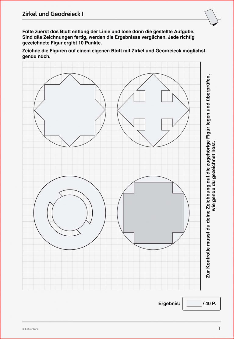 Grundschule Unterrichtsmaterial Mathematik Geometrie