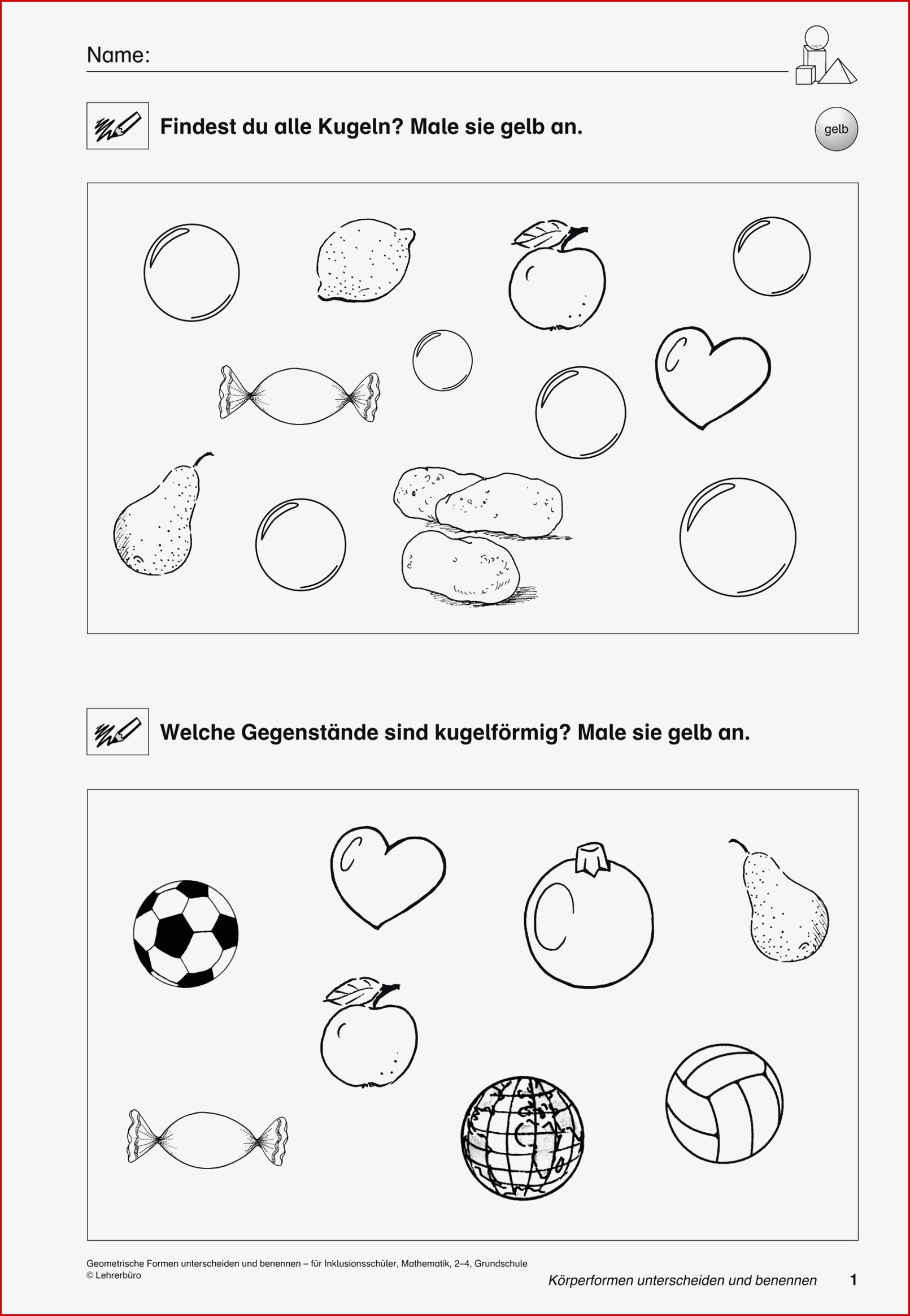 Grundschule Unterrichtsmaterial Mathematik Inklusion