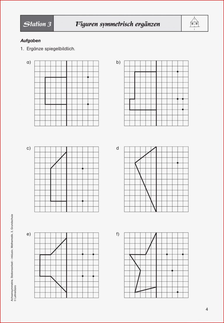 Grundschule Unterrichtsmaterial Mathematik Inklusion Geometrie