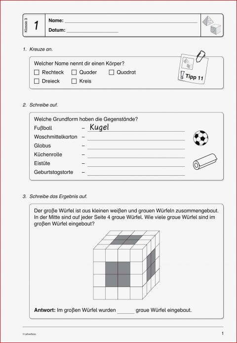 Grundschule Unterrichtsmaterial Mathematik Lernstand