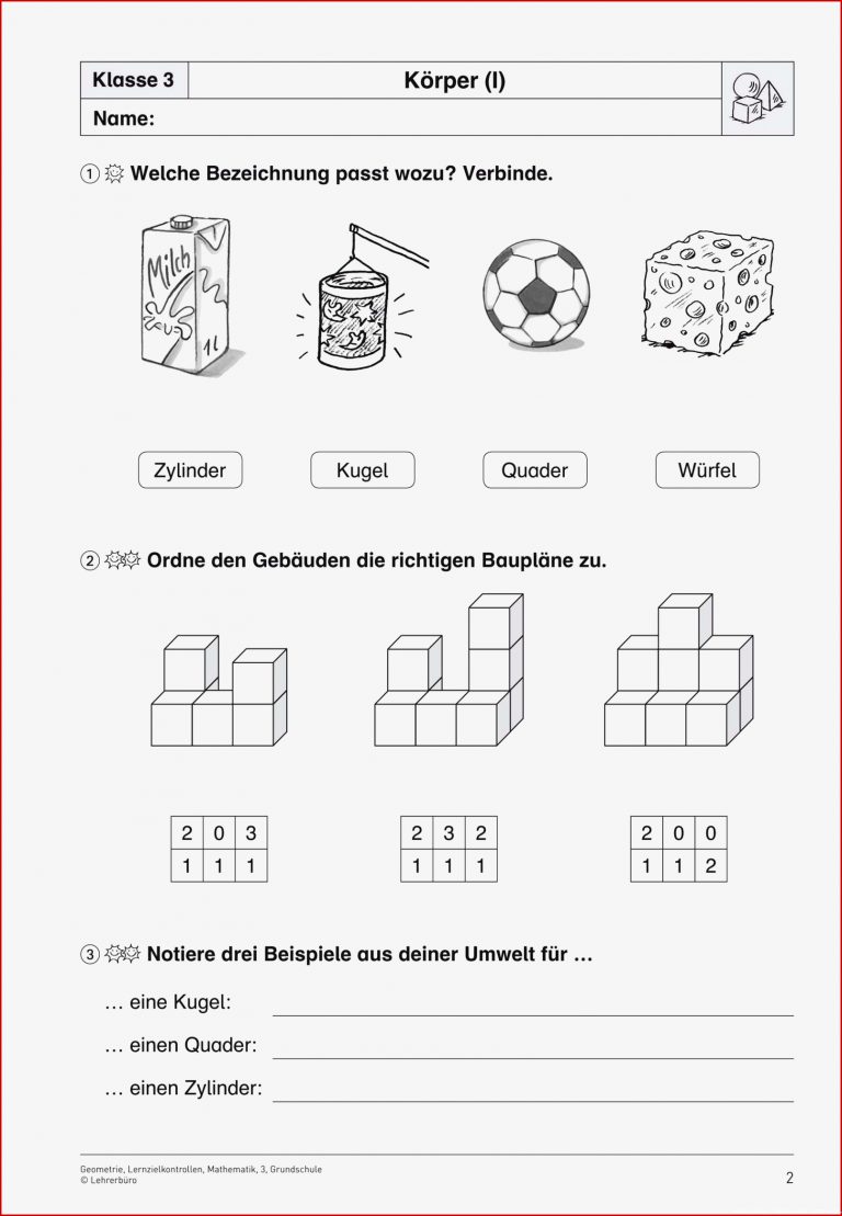 Grundschule Unterrichtsmaterial Mathematik Lernstand